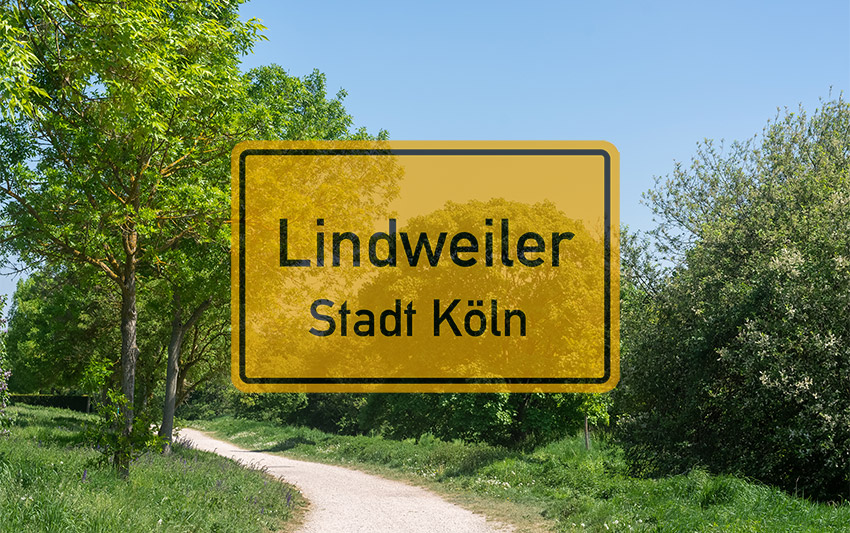 Ortsschild Köln-Lindweiler