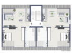 Grundriss Dachgeschoß - SOLIDE KAPITALANLAGE – 8-Parteienhaus in Longerich