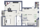 Grundriss - !Neubau! 3-Zimmer-Wohnung in Niehl!