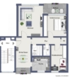 Grundriss - Modernisierte 3-Zimmer Balkonwohnung in Seeberg-Süd!